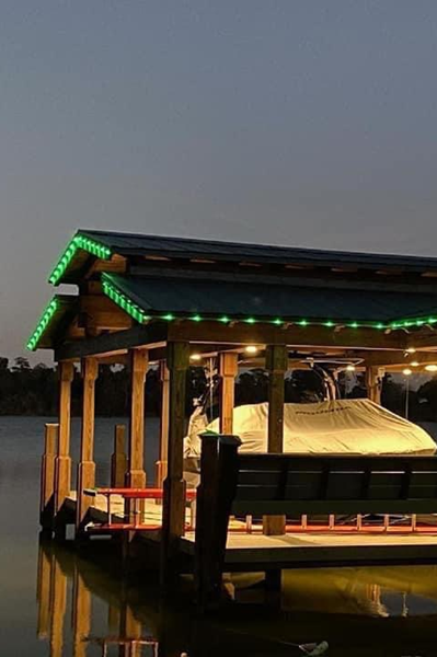 boat dock lights
