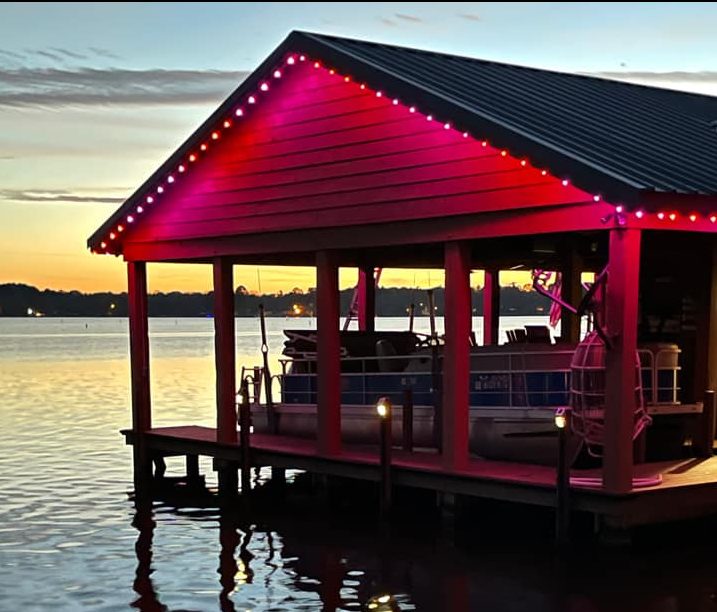 boat dock lighting