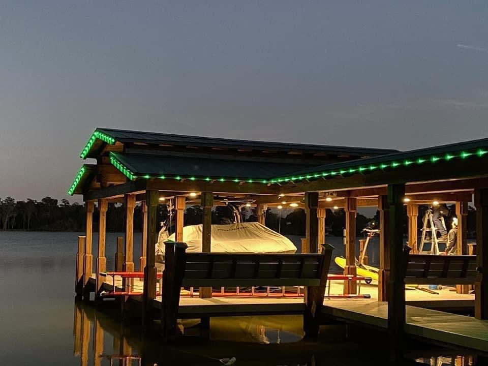 boat dock lights